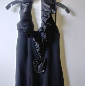 Black ball gown